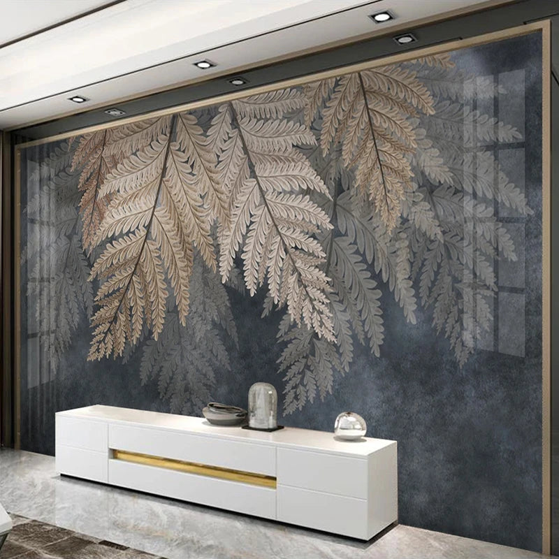 3D Modern Art Plant Leaves